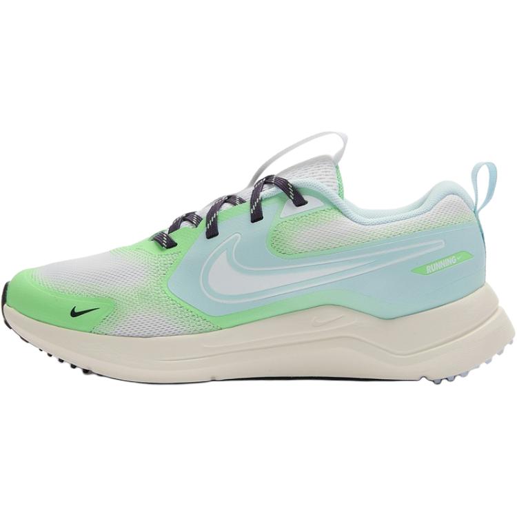 New Nike Cosmic Runner Low top Kids' Running Shoes White Blue Green IM6704-110
