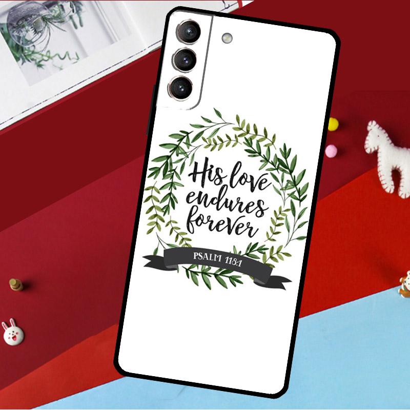Bible Qutoes Verse Belief God Jesus Funda For Samsung Galaxy S26 S25 S24 S21 S22 S23 Ultra S10 Plus S20 FE S25 FE Phone Case