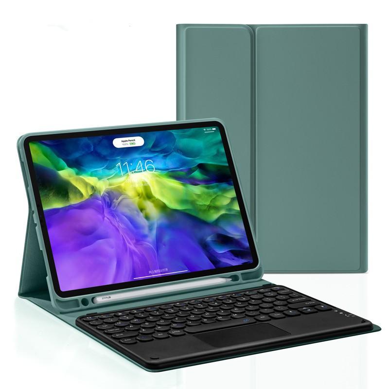 Wireless Bluetooth Keyboard Case IPad 10.2 10.9 Air 11th Gen With Auto Sleep Wake Detachable Slim Folio Cover In PU Leather