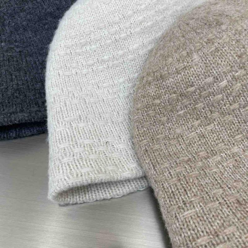 Wool Fisherman Hat for Women In Autumn and Winter High End Face Showing Small Solid Color Bucket Hat  Fashionable and Versatile Warm Basin Hat