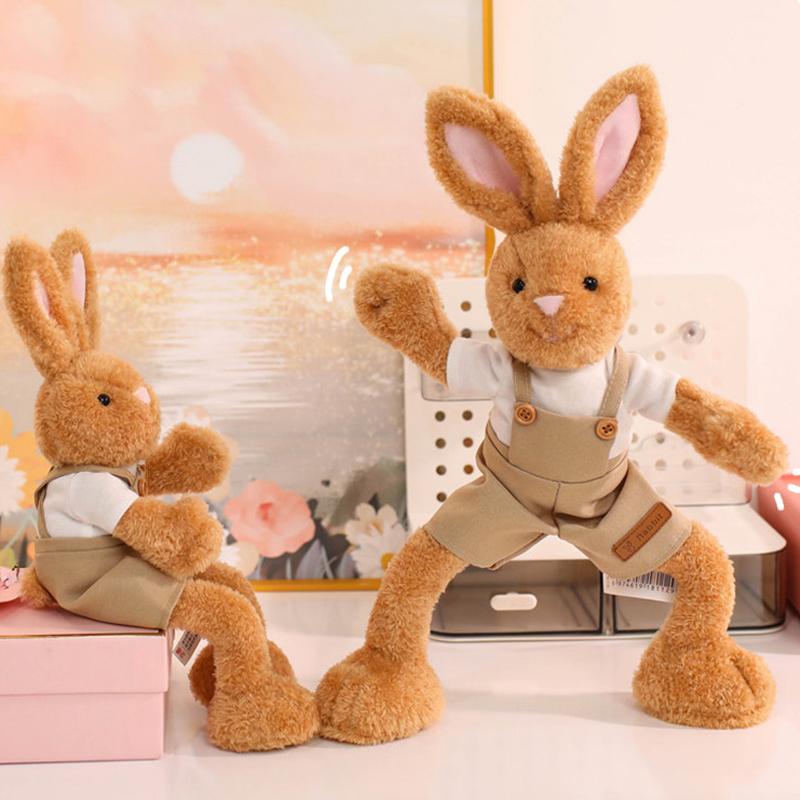 Rabbit Plush 25/35/45cm Ger Rabbit Series Plush Toy Rabbit Wear Dress Doll Soft Stuffed Animal Companion Doll Kid Birthday Gift