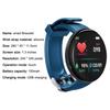 D18S Smart Watch Colorful Touch Screen Heart Rate Monitor Round Dial 1.3 Inch Sport Bracelet Fitness Tracker for Outdoor