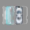 IP16 Transparent Phone Case for Apple iPhone 16 - Three-in-One Protective Cover