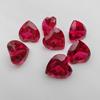 Aocai Baoshi Hartvormige Duivenbloed Rode Robijn, Precisie Geslepen, 4-10 mm Steen voor Sieraden