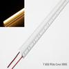 1Pcs Super Bright 72LEDs LED bar DC12V 50cm kitchen storage shelf LED profile aluminum channel rigid strip for indoor lighting