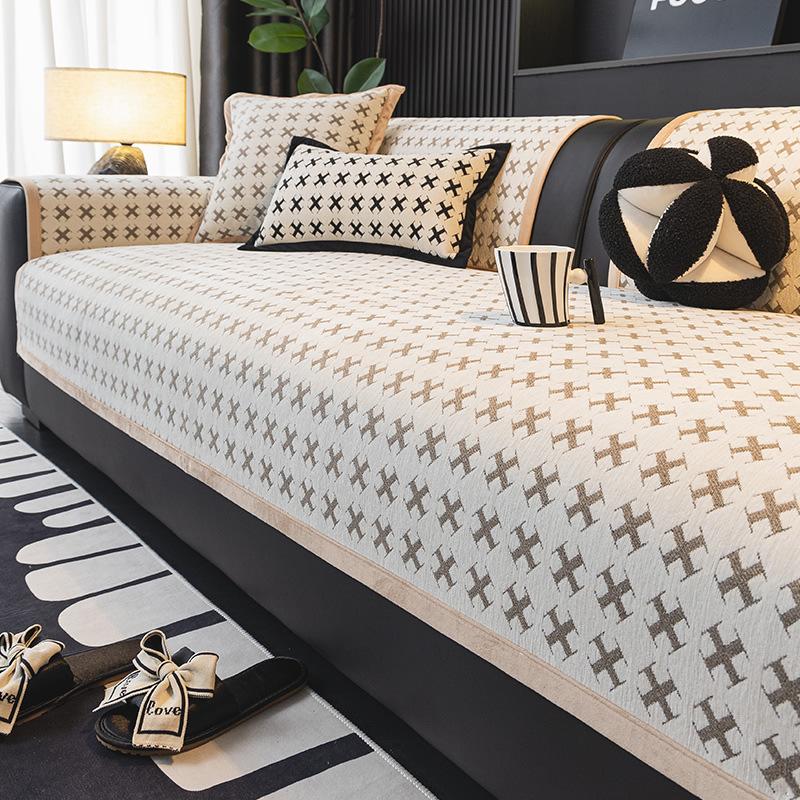 

Универсальная подушка для дивана на все четыре сезона Специальный чехол для дивана Простой современный стиль Нескользящий чехол 90*160cm