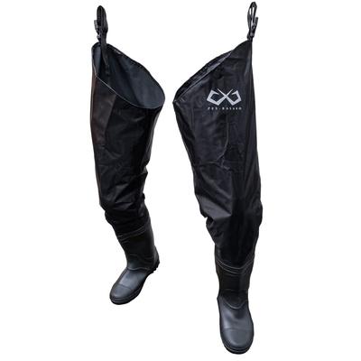 JES-BASARO Air Legato Hip Waders, Radial/Felt, Women's and Men's, Hp-wad-rf-001, Black, 4 Sizes: S, M, L, XL (L Size: 27.5-29cm, Radial Sole)
