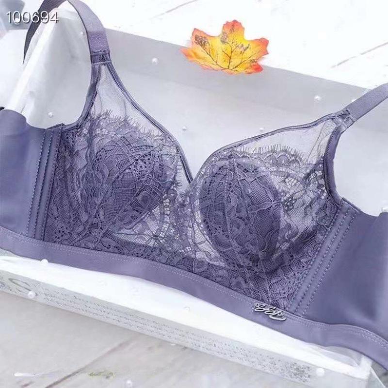 Summer Thin Section of The Bra Underwear Gathered Up To Collect Side Breasts Anti-sagging Bra