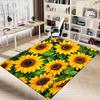 1PC Sunflower Pattern Anti-slip carpet, suitable for Office, bedroomand playrooms. It can also be used as a sofa footrest cover-R49