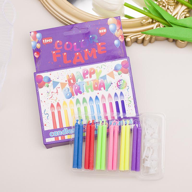 

Цветные свечи для торта на день рождения - Креативные праздничные свечи