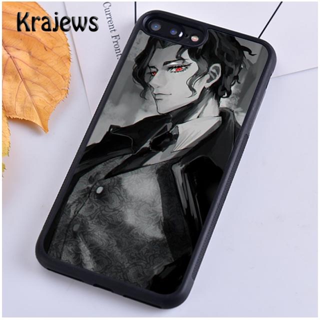 Krajews Kibutsuji Muzan Kimetsu no Yaiba Telefono dėklas iPhone 14 5 SE 6s 7 8 plus X XR XS 11 12 13 pro max Samsung S21 S22ultra