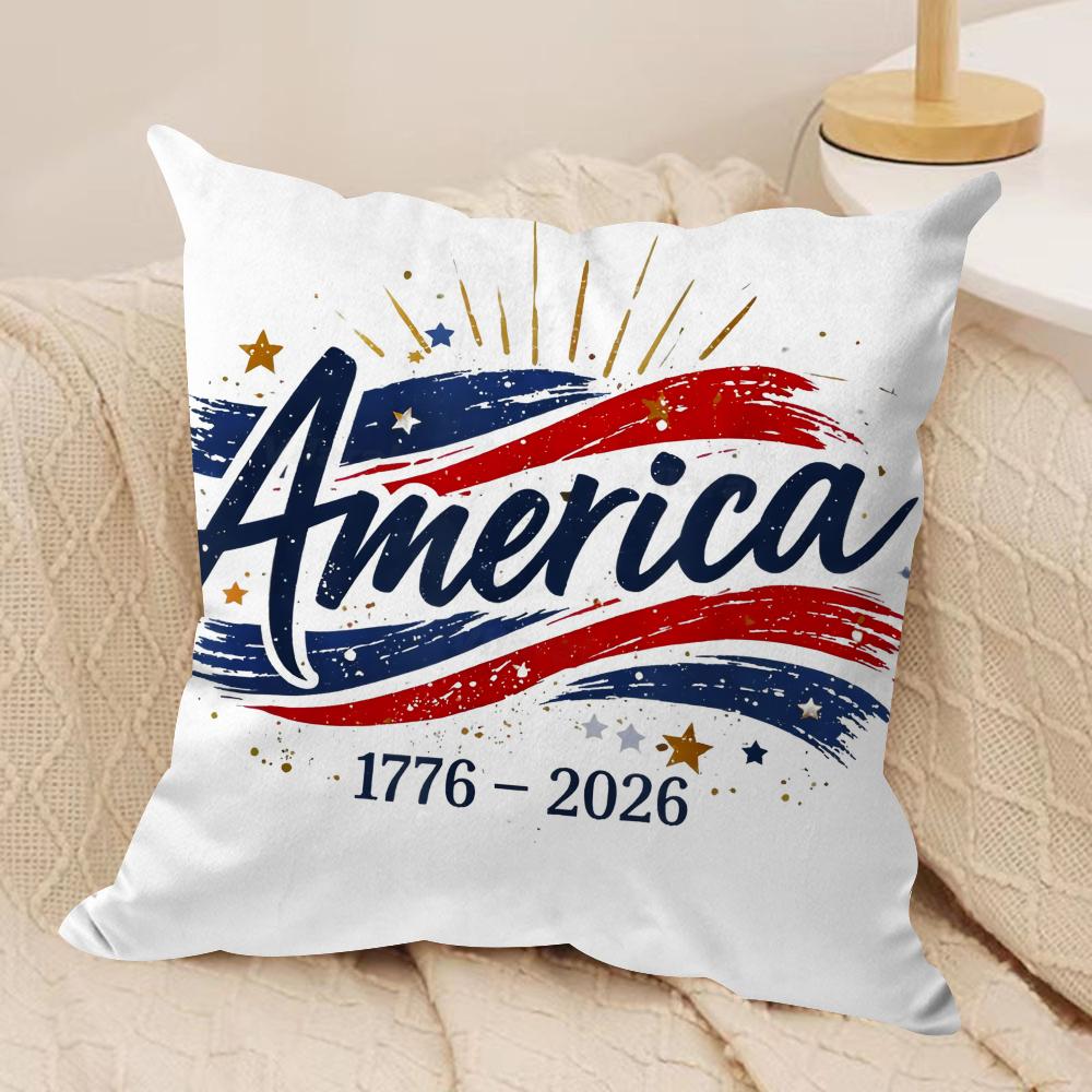 

happy th Anniversary Cushion Cover Soft Plush Fabric DoubleSided Printed Cushion Covers for All Seasons Modern Home Decor 30x30cm