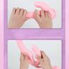 Telescopic Strapless Strap on Dildo Vibrator Anal Plug Massager Lesbian 3 in 1 Vibrator G-Spot Vaginal Stimulate Clitoris Sex Toys for Couple Lesbian