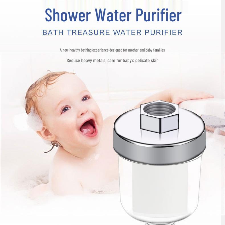 Household Shower & Drinking Faucet Water Heater Pre-filter with Chlorine Removal and PP Cotton Element
