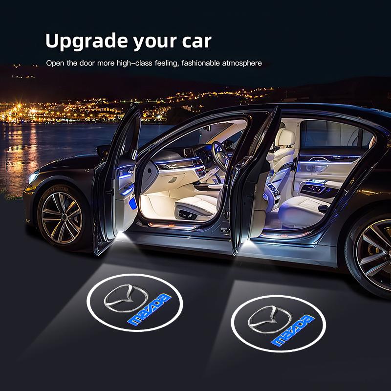 Car Door Welcome Light Car Open Door Projection Lamp For Mazda 3 6 2 5 CX5 CX3 Atenza MX5 CX7 Axela CX30 CX90 CX60 CX50 MX30 CX9 b54