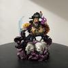 Q Edition One Piece Anime Figure Edward Teach Blackbeard GK Statue Model Desk Decoration Toy Peripheral Christmas Gift