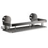 No-Drill Wall-Mounted Bathroom Storage Rack with Suction Cups