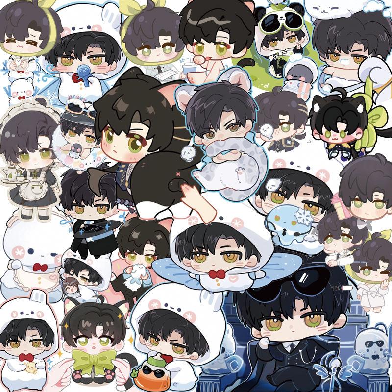 Hot Game Love and Deepspace Stickers Sylus Xavier Zayne Rafayel Caleb Cartoon Cosplay Character Stickers Decorate Prop Gifts