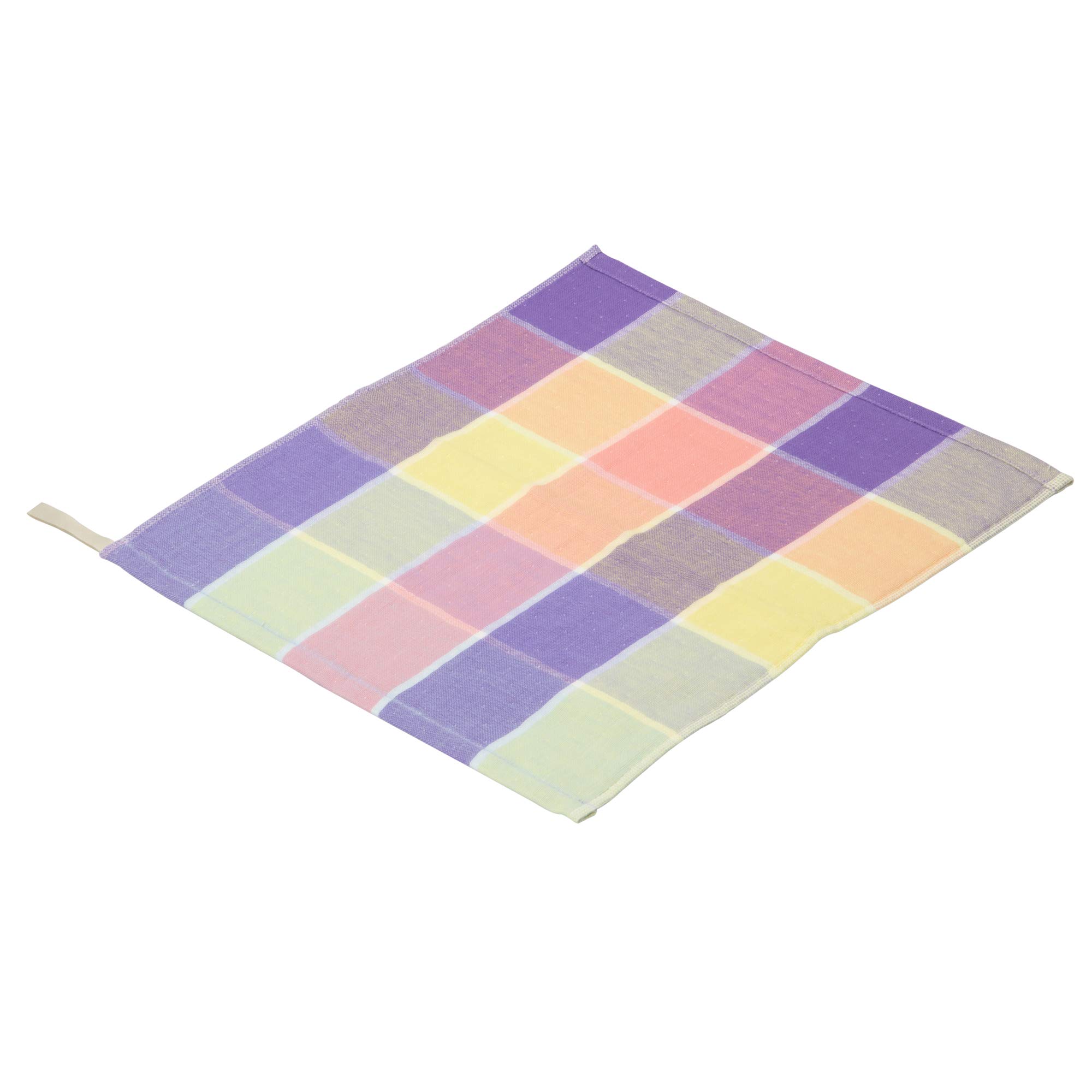 

Nishikawa Imabari Hand Towel Cotton Gauze Pile Reversible Soft and with Perfect for Everyday Use and Check Happy Imabari Made in TT31702001M (Wash