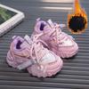 Dziewczęce cekinowe trampki dla dzieci moda dziecięca ciepłe buty sportowe do biegania