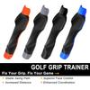 4Pack Ergonomic Golf Grip Corrector Quickly Install Golf Golf Putting Aid Corrector for Precise Hand Alignment