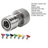 Garden Hose to Mini Power Washer Adapter 3/4-inch GHT to 1/4-inch Garden Hose Pressure Washer Attachment Convert Water Hose