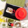 Retro Ceramic Coffee Cup Set, Afternoon Tea, Tea Cup Light Luxury High-End Water Cup, Cup And Plate Of Gifts