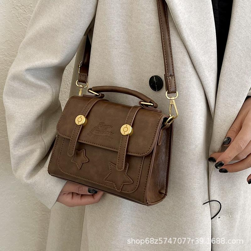Outer Single Autumn and Winter Retro Cambridge Bag Western-style Casual Bag Women's 2025 New High-end Popular One-shoulder Crossbody Bag