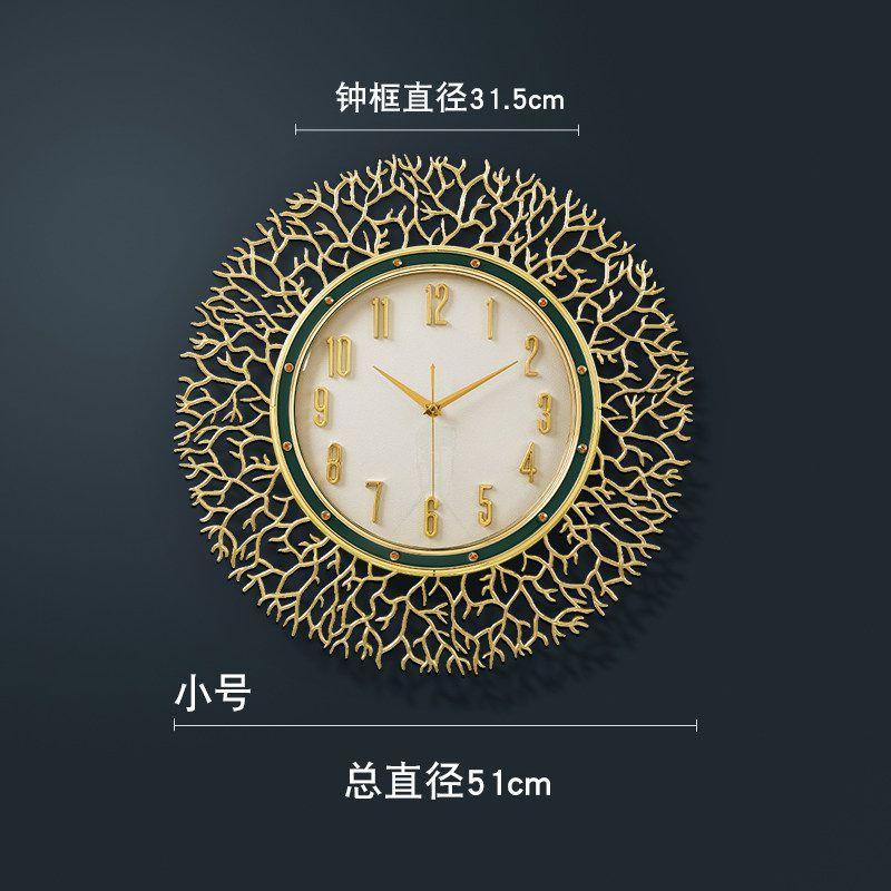 Modern Home Decor Luxury Large Wall Clock Living Room Decoration Simple Nordic Clock Restaurant Wall Hanging Wall Art Clock
