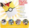Card Binder 4 Pocket, Trading Card Holder Fits 400 Cards With 50 Removable Sleeves, Portable Collection Card Ablum, Game Card Case book With Zipper