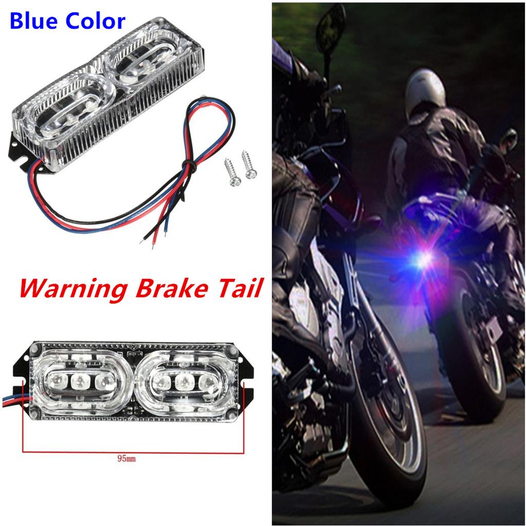 Motorcycle Brake Turn Signal LED Lamp Warning Tail Stop Strobe Flash Light