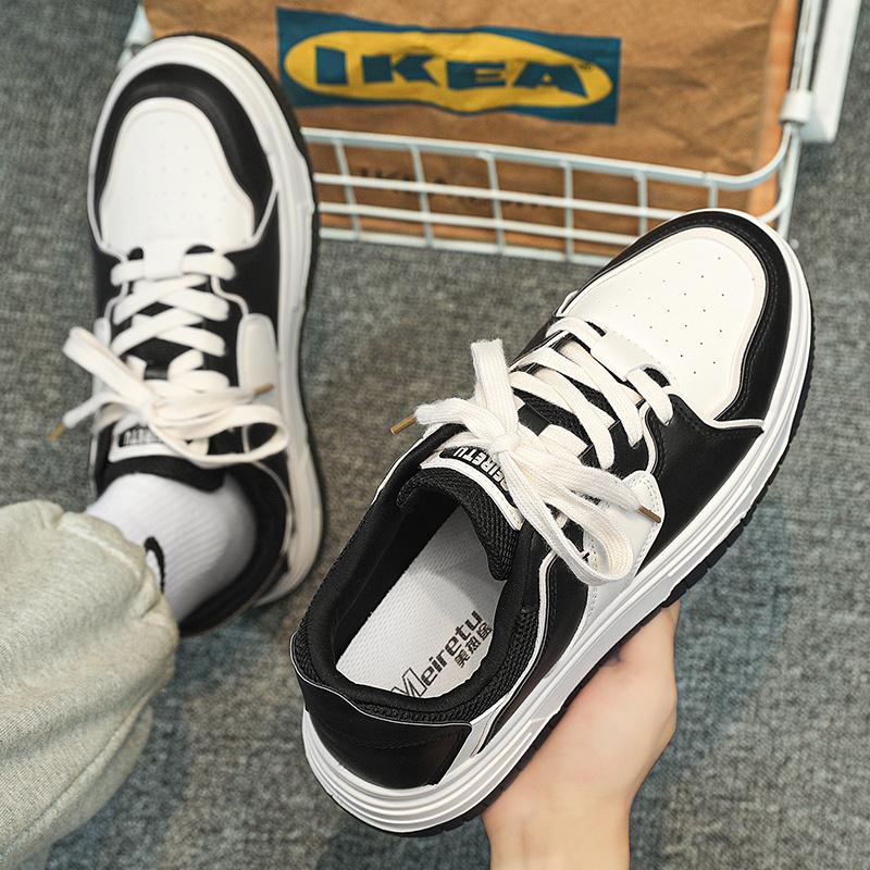 New summer breathable German training board shoes thick sole heightening leisure sports small white tide shoes