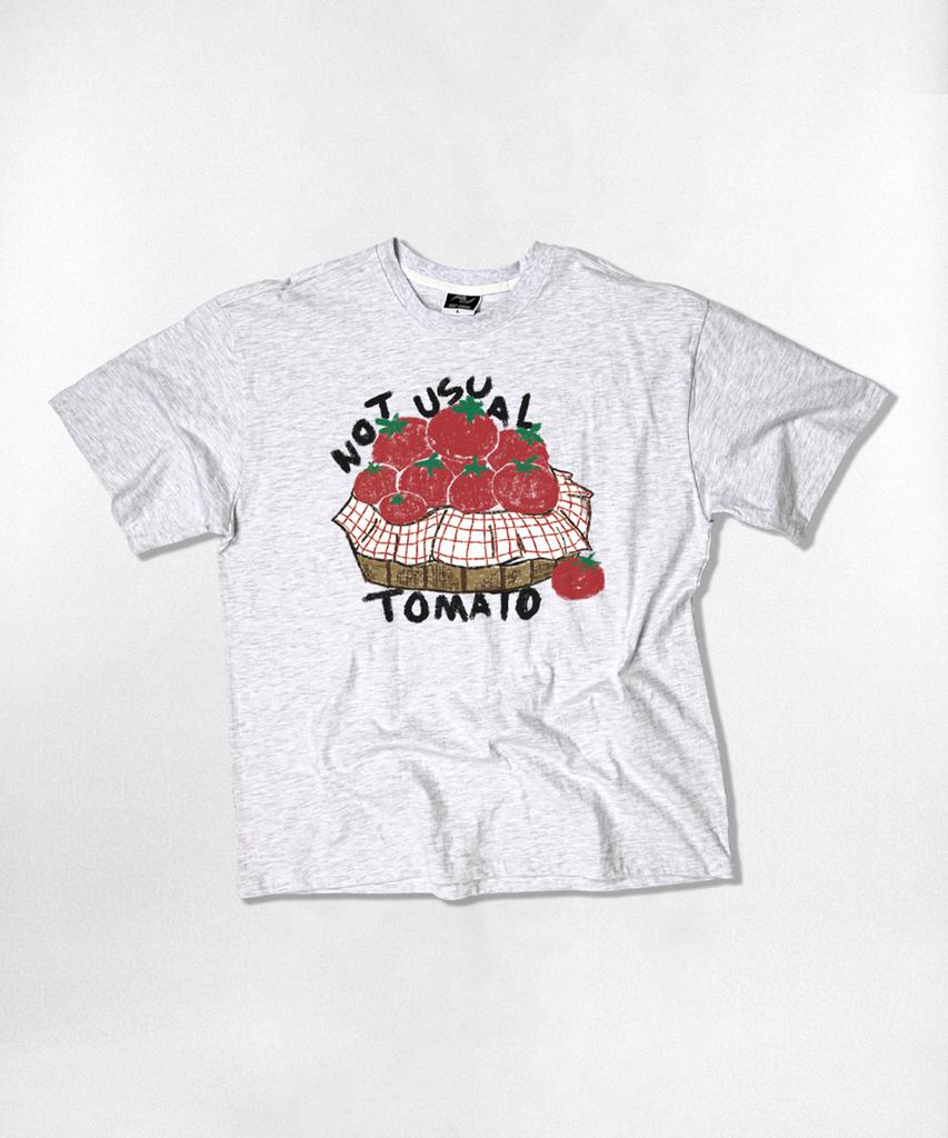 Nasyujeueol Tomato Basket Oversized Short Sleeve T-Shirt 4 Colors