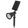 7LED Solar Light Intelligent Outdoor Garden Spotlight Lawn Lamp Landscape Lighting BlackColorful