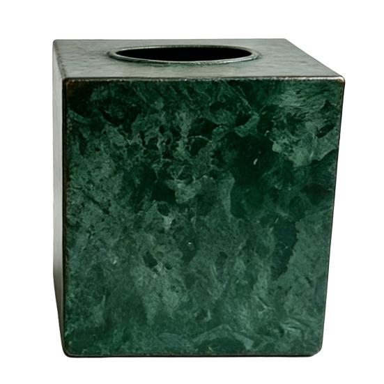 Xiaobudian Quadratische Taschentuchbox, Distressed Eisenkunst Aufbewahrungs-Leichtluxus-Halter für Wohnzimmer Arbeitszimmer Teeraum, Rostfeste Boxabdeckung