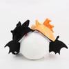 Cute Halloween Pumpkin Bat Plush Toy Transformable Stuffed Animal Magical 2-in-1 Kawaii Bat/Pumpkin Hybrid Plushie Gift for Kids
