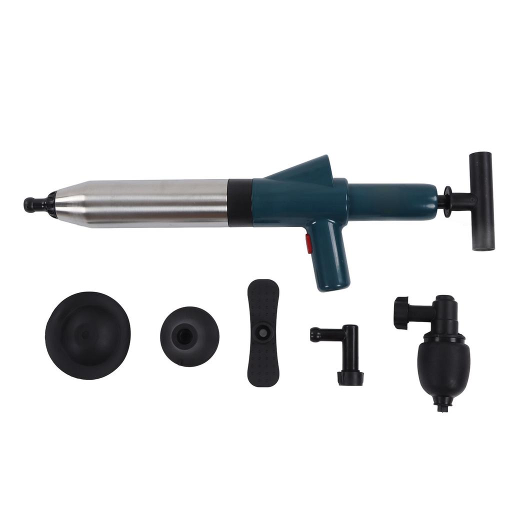 Air Drain Unblocker Stainless Steel High Pressure Drain Blaster Plunger Pipe Unclogging Tool
