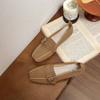 Frühlings- und Herbst-Slipper mit eckiger Zehenpartie für Damen 2025 Trend Günstiger Ausverkauf Hohe Qualität Mode Koreanischer Stil Damen Ballerinas