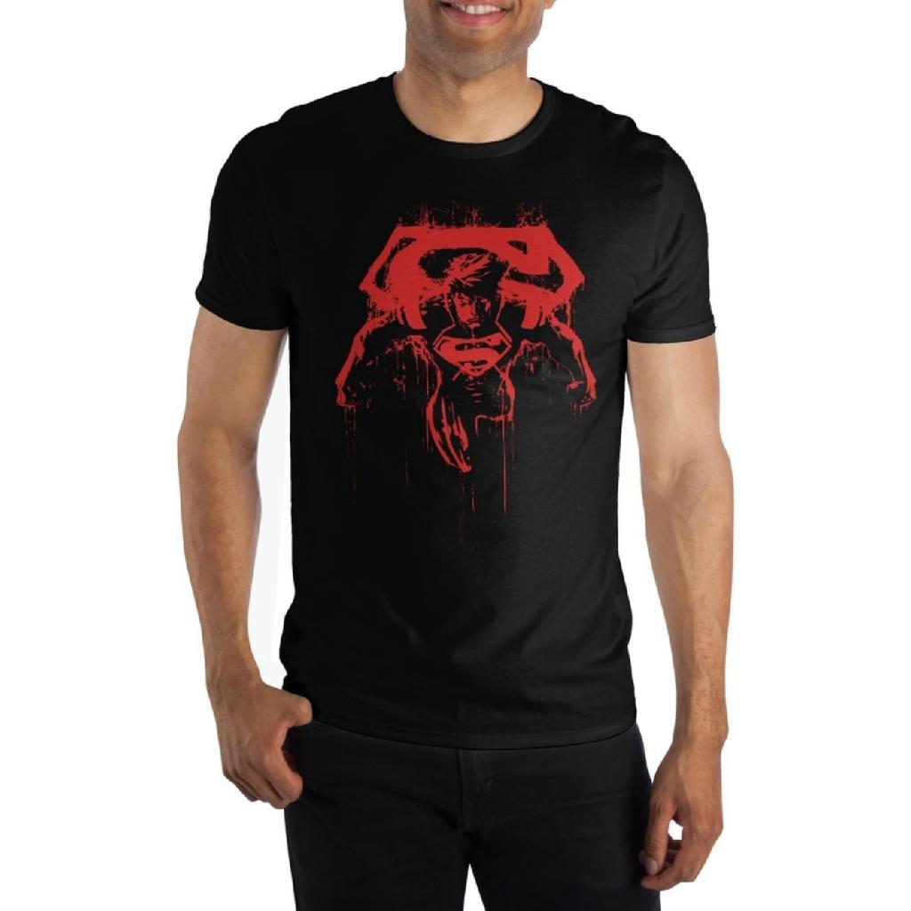 Bioworld DC Comics Superman Red Character & Logo Men's Tee