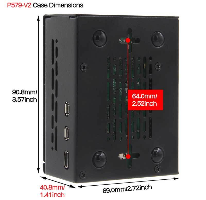 Rozšiřující deska X1015 Raspberry Pi 5 PCIe na M.2 NVMe SSD