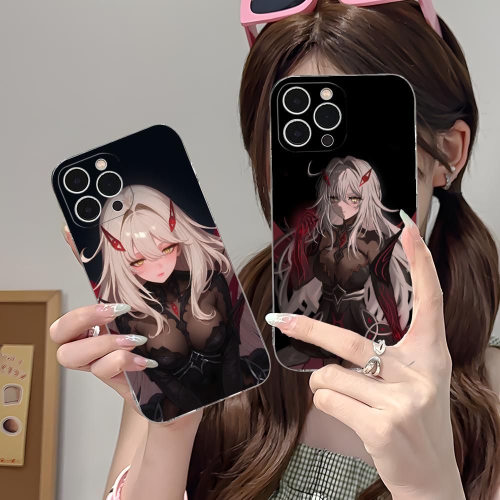 Genshin Impact Ronova Phone Case for iPhone 17 16 15 14 13 12 11 X XR XS Air Pro Max Plus Mini Clear Colorful Cover Cellphones