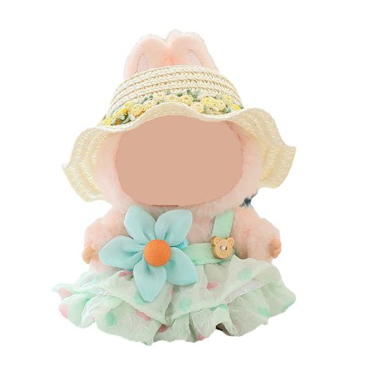 Doll Clothes Set Fashion Hat Skirt Outfit Stylish Accessories Dolls Elegant Display Plush Dolls Outfits