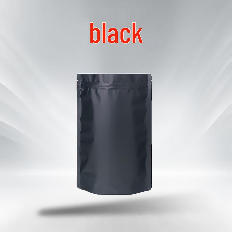 

Матовый пакет дой-пак из алюминиевой фольги с застежкой-молнией