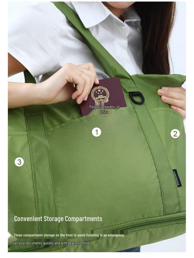 Faltbare tragbare Reisetasche - Großes Fassungsvermögen für Geschäftsreisen, Studenten, Mutterschaft oder als Handtasche für Frauen.