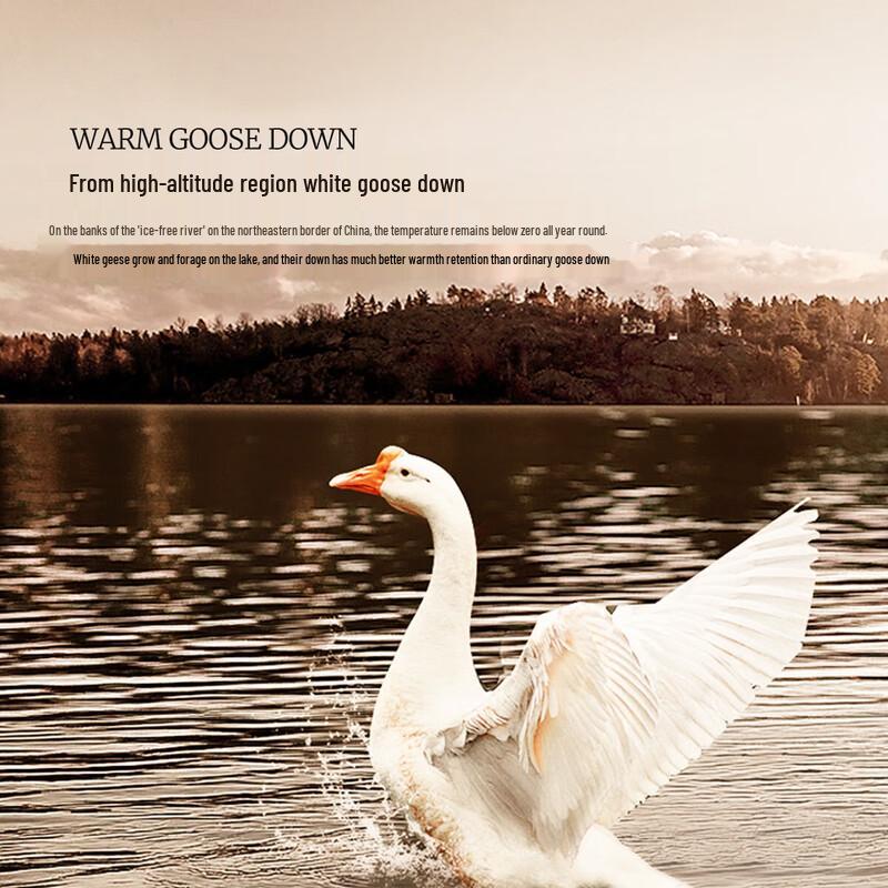 Mercury Home Textiles Winter Warm 95% White Goose Down Duvet - 200x230cm