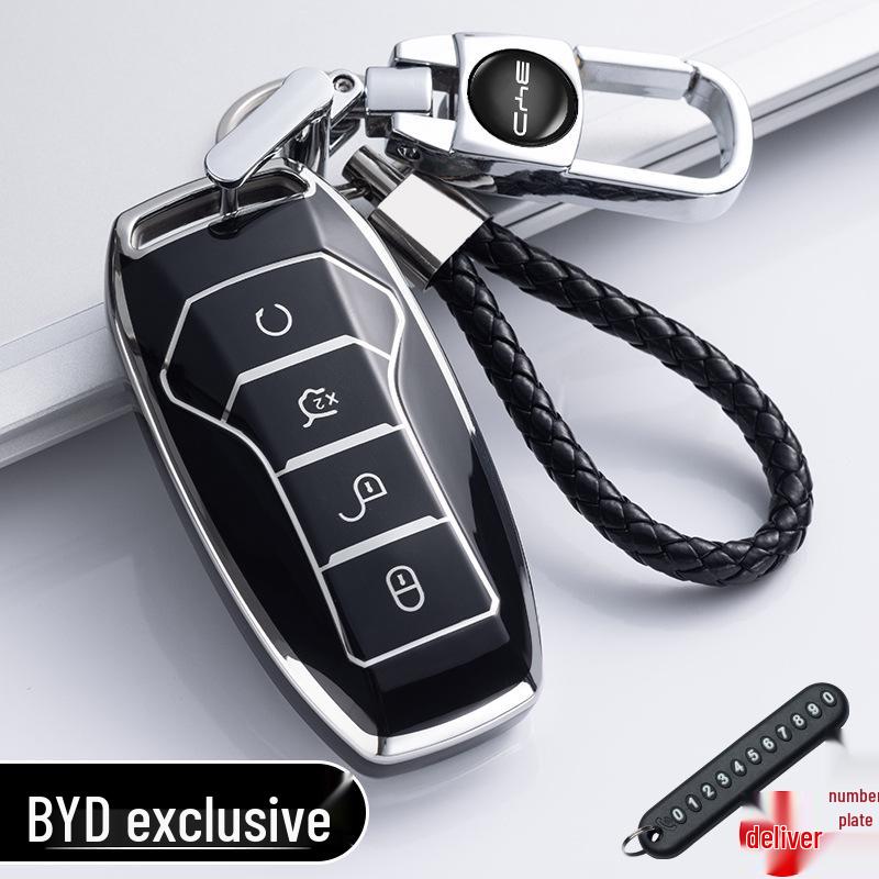 BYD Key Case for Dolphin, Song Plus, Qin DMi, Han EV, Yuan Pro, Tang, Seal, Destroyer 05 Car Models