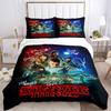 Stranger Things Poster Print 3Pcs Bedding Setduvet Cover With 2 Bedropillowcase Home Birthday Gift