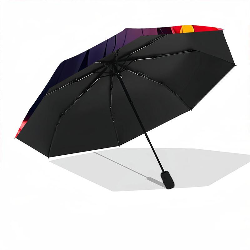 1PC Demon Slayer: Kimetsu no Yaiba Automatic Folding Umbrella, Sturdy And Durable Automatic Folding Umbrella with 8 Ribs,  a0911025