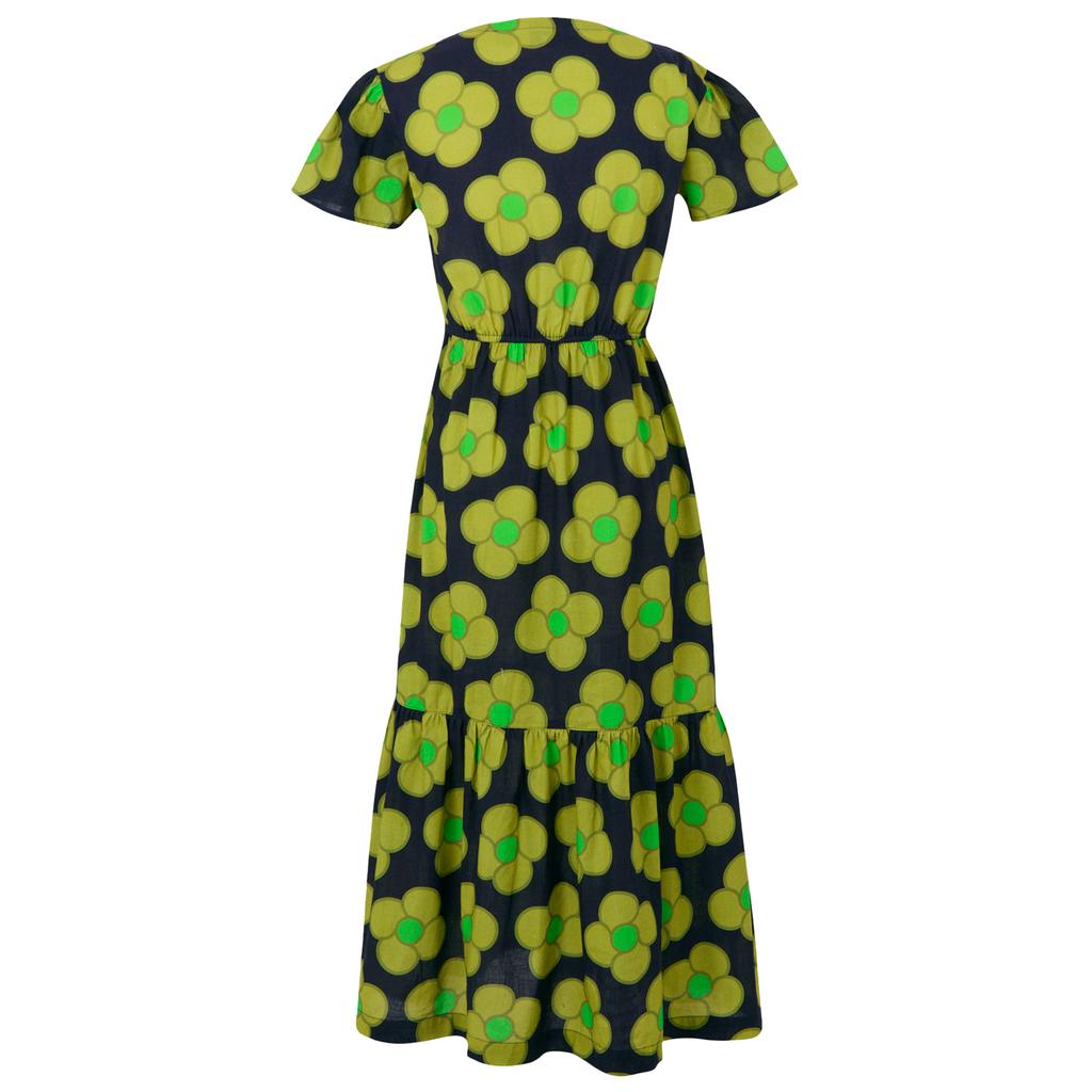 Regatta Womens/Ladies Orla Kiely Spinning Flower Tiered Midi Dress