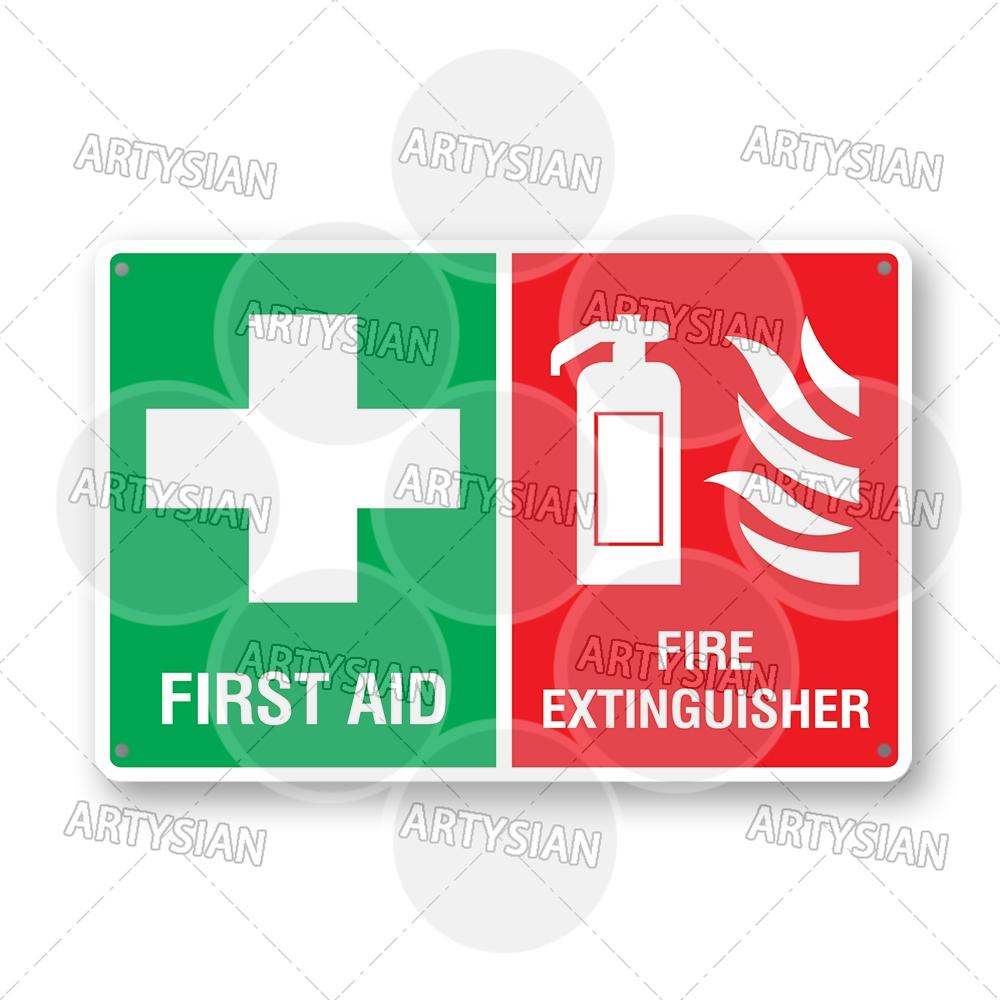 Fire Safety Metal Sign Flammable Warning Emergency Exit Escape Alarm Extinguisher Instruction Signage Assembly Hose Reel Plaque